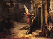 Jules Elie Delaunay The Plague in Rome oil